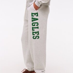 Abercrombie & Fitch Cream Sweatpants